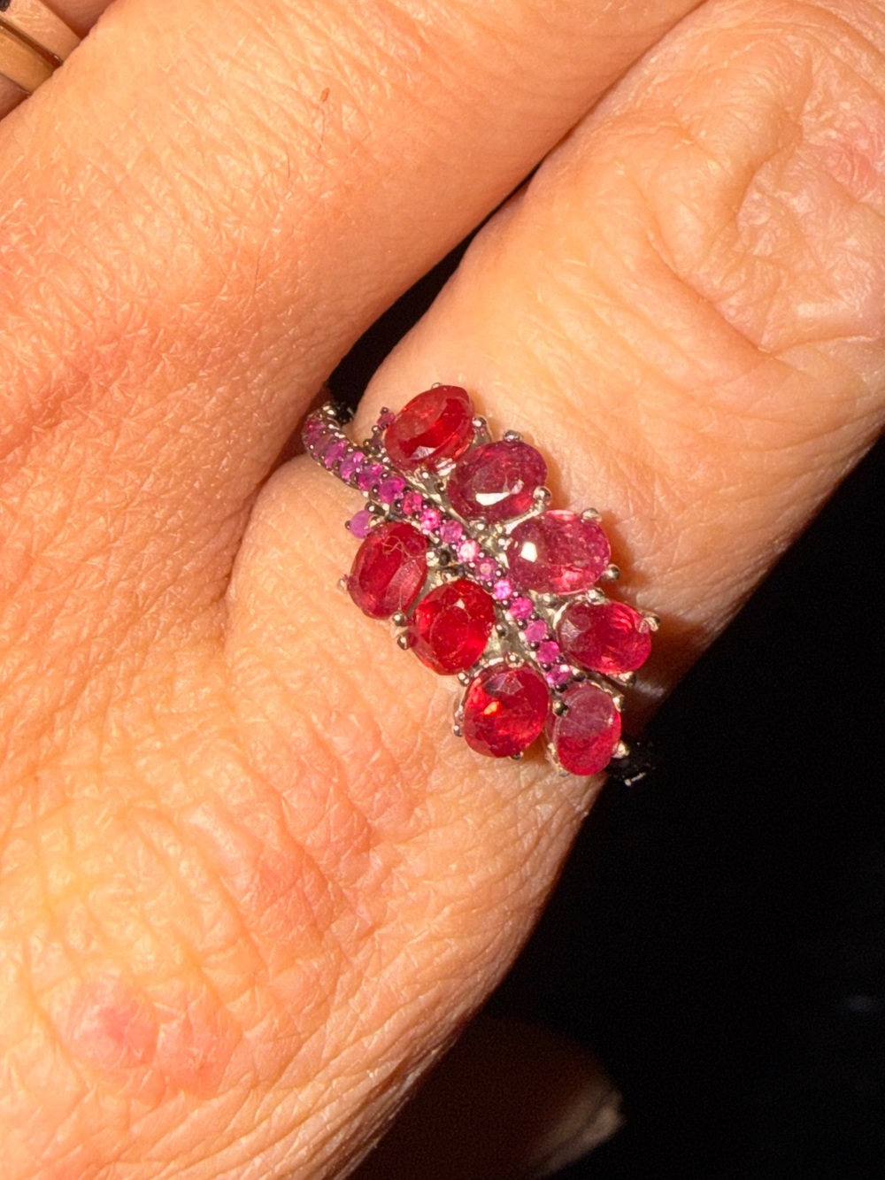 New 925 Sterling Silver Ruby ring size 9 - Picture 4 of 16